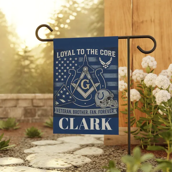 Amber & Dee Blue Flag, product photo from Megawatt Merch