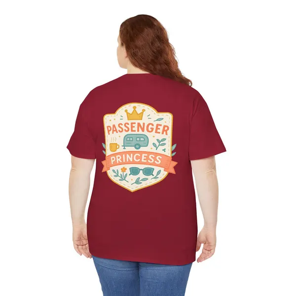 Passenger Princess Gildan Tee, product photo from Megawatt Merch