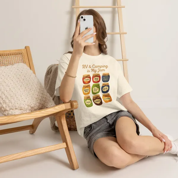 RV & Camping is My Jam, product photo from Megawatt Merch